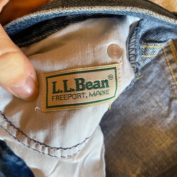 L.L Bean Full Demin Skirt Vintage - Picture 5 of 14